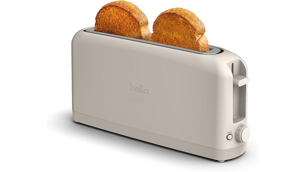 bella 2 slice slim toaster