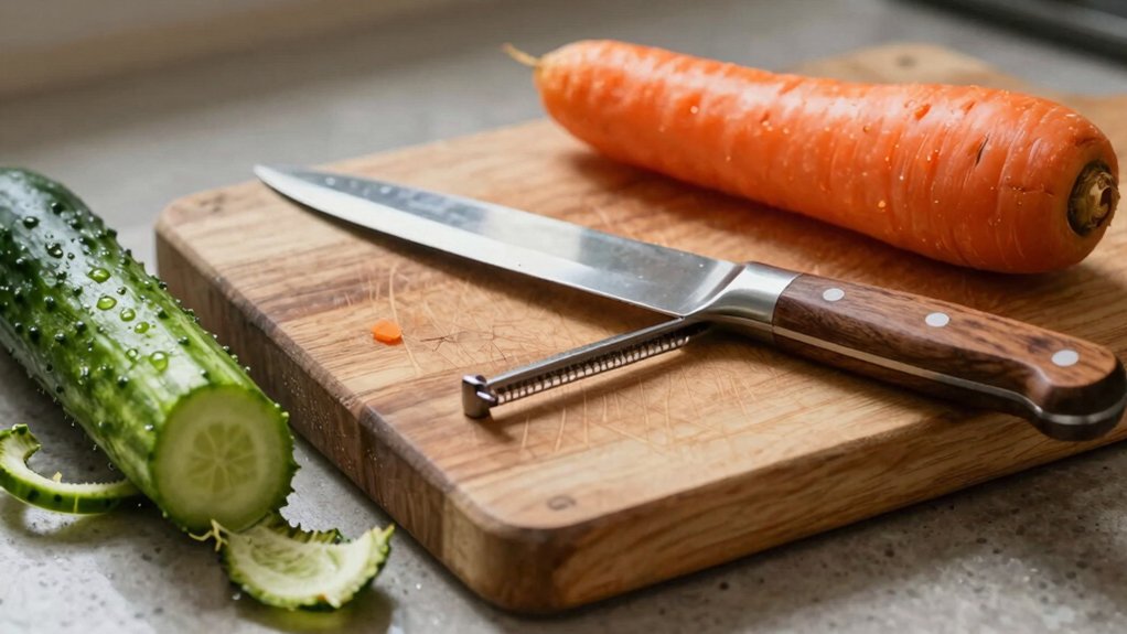 cutting board plastic meat peeler