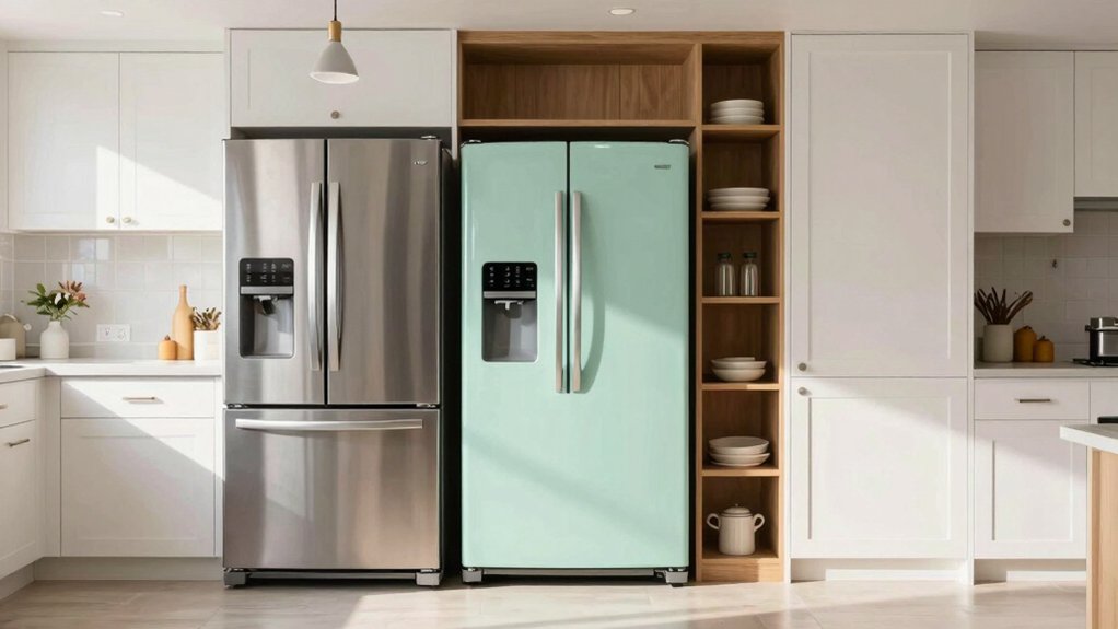 fridge styles for layout efficiency