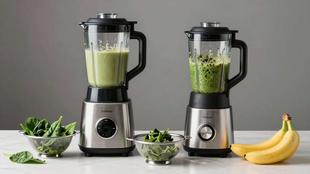 high speed blender yields less leftovers
