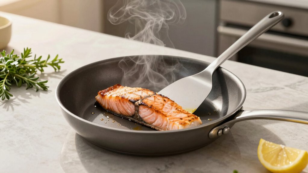 nonstick pans reduce oil safely
